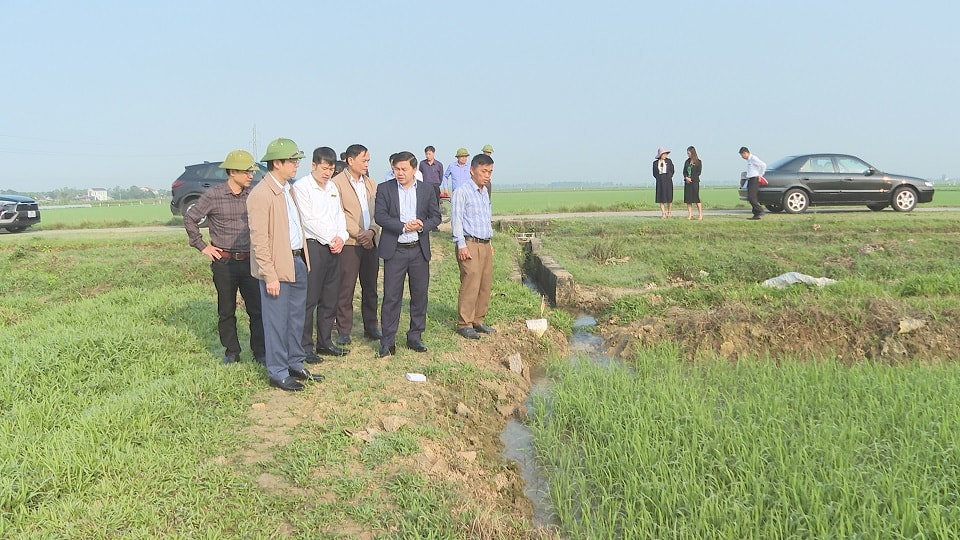 Thường trực Huyện ủy làm việc với xã Nam Phúc Thăng về kế hoạch xây dựng xã Nông thôn mới nâng cao năm 2023