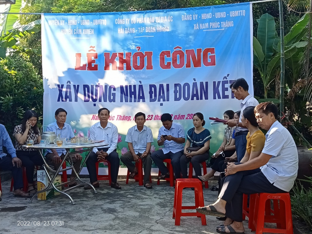 Khởi công xây dựng Nhà tình nghĩa