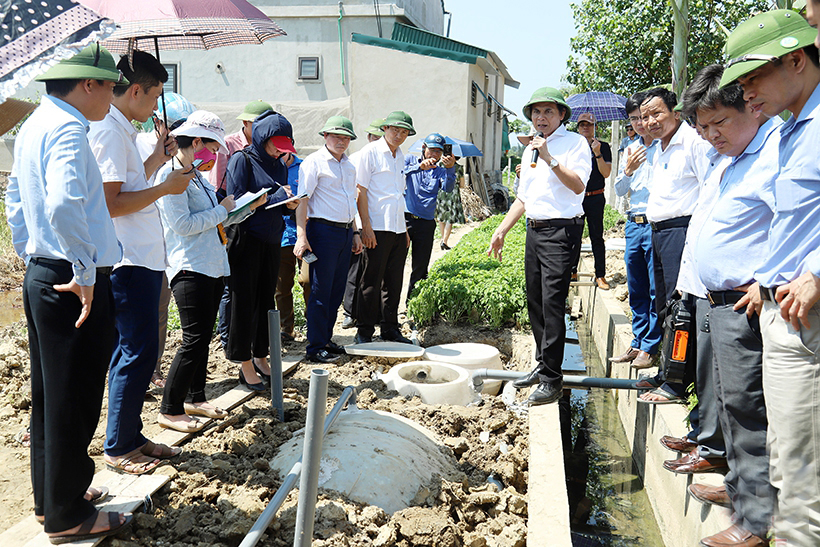 Hiệu quả từ mô hình xử lý nước thải sinh hoạt trên địa bàn tỉnh Hà Tĩnh